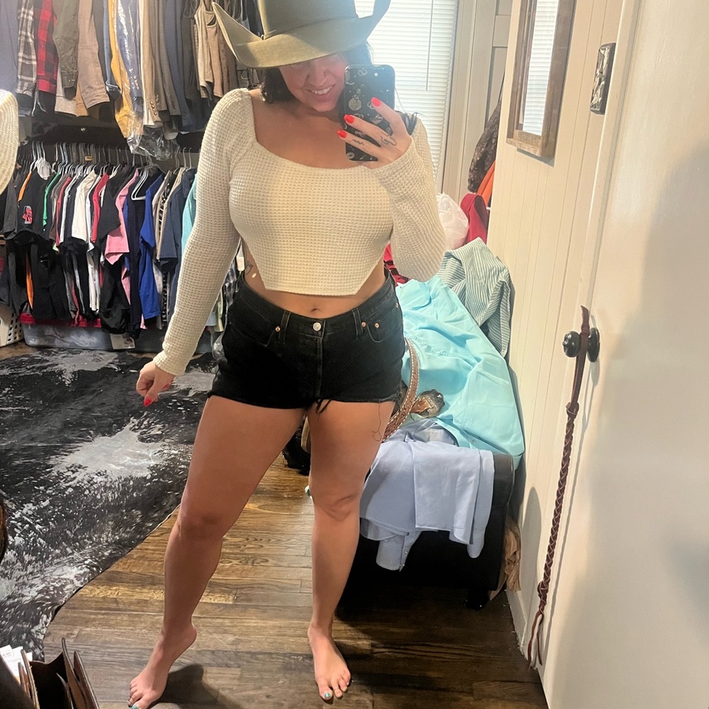 Western crop top